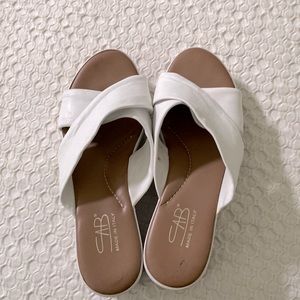 SAB Platform Wedge Sandals 7.5